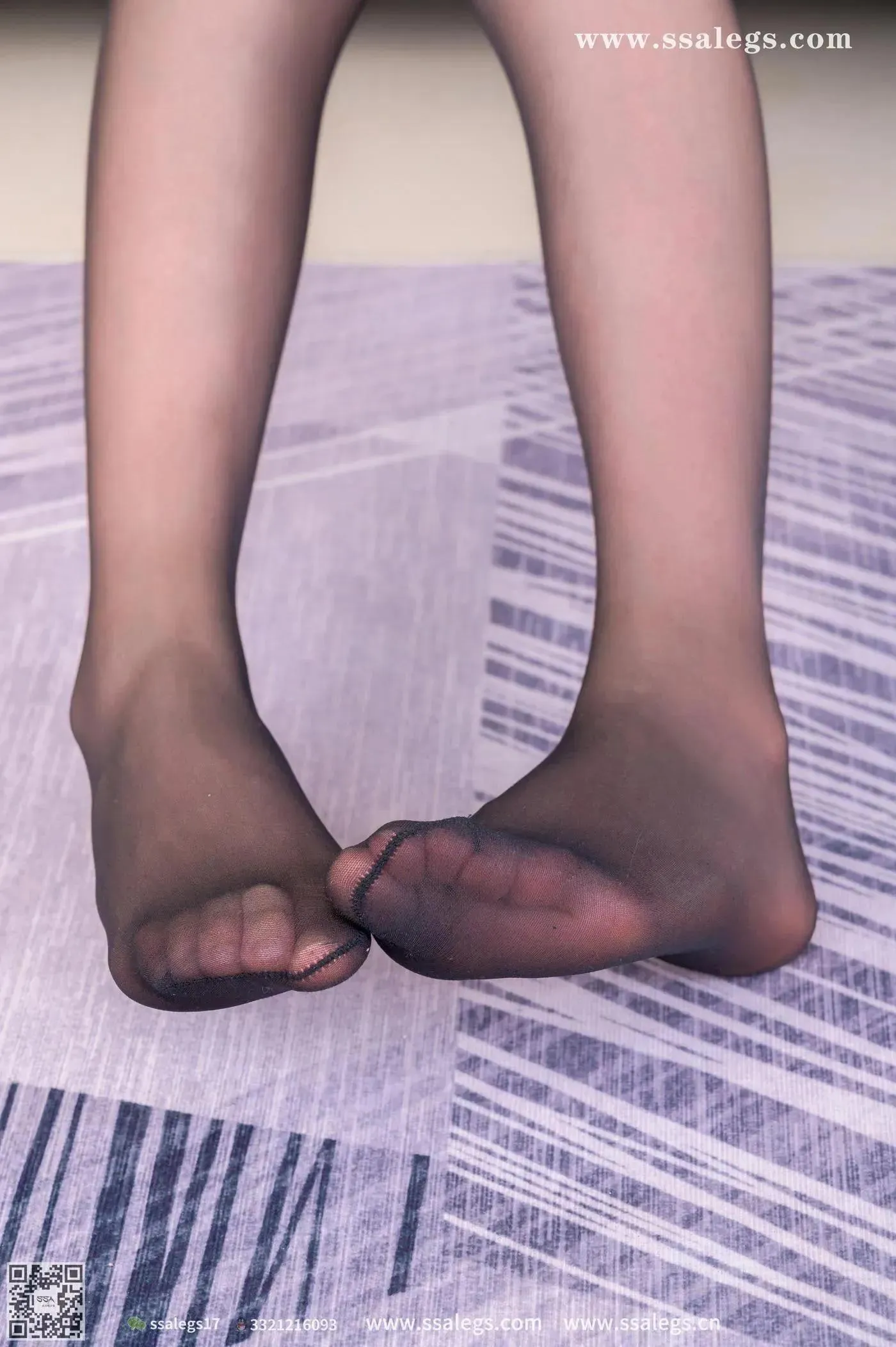 [SSA丝社]超清写真 NO.433 秋秋仿鳄鱼皮吊带连衣裙黑丝写真[22] [50P]插图7